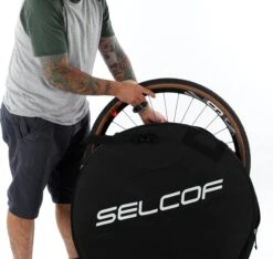 Selcof Padded Double Wheel And Tyre Bag -CyclePro Gear Store BASEPDWTB P5