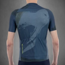 Carnac Men's Brosse Short Sleeve Jersey / Blue -CyclePro Gear Store CLCABSSJB P4