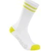 Carnac Stripe Perform Cycling Socks / White & Zesty Lime -CyclePro Gear Store CLCASTRPCSWZL P1