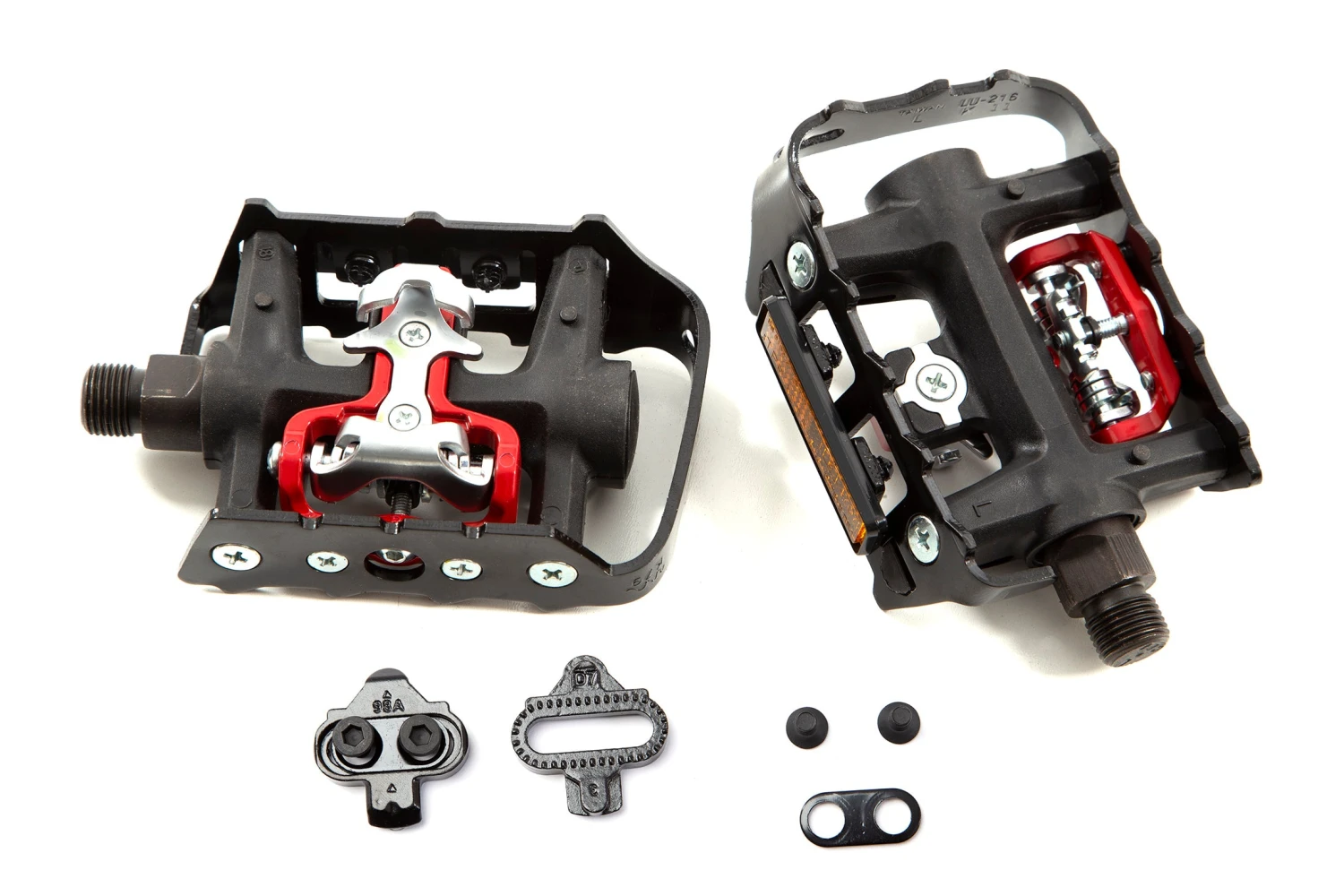 Wellgo WPD-982 Double Sided Platform / SPD Clipless Pedals / Black 3 Wellgo WPD-982 Double Sided Platform / SPD Clipless Pedals / Black