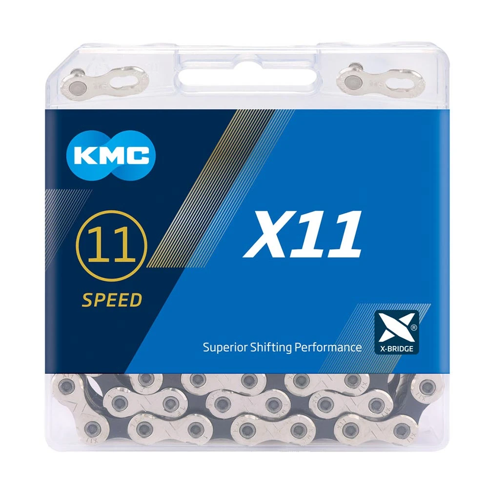 KMC X11 11 Speed Chain / 118 / SIlver/Black 3 KMC X11 11 Speed Chain / 118 / SIlver/Black