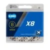 KMC X8 8 Speed Chain / 114 / Silver/Grey